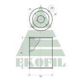EKO-01.167 EKOFIL Воздушный фильтр EKO01167