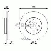 BOSCH 0986479R77 Диск торм. HYNDAI ACCENT 05=>/KIA RIO 05=>