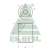 EKO-01.176 EKOFIL Воздушный фильтр EKO01176
