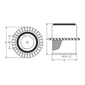 SCT SB 3125 Воздушный фильтр SB3125
