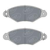 SCT SP 312 Тормозные колодки (комплект 4 шт.) SP312