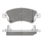 SCT SP 351 Тормозные колодки (комплект 4 шт.)