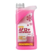 4012 MANNOL ANTIFREEZE LONGLIFE AF12+ 1 л. Готовый раствор охлаждающей жидкости антифриз красный 