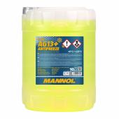 4014 MANNOL ANTIFREEZE ADVANCED AG13+ 10 л. Готовый раствор охлаждающей жидкости желтый