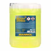 4014 MANNOL ANTIFREEZE ADVANCED AG13+ 10 л. Готовый раствор охлаждающей жидкости желтый