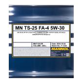 7125 MANNOL TS-25 FA-4 5W30 208 л. Синтетическое моторное масло 5W-30