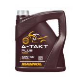 7202 MANNOL 4-TAKT PLUS 10W40 4 л. Полусинтетическое моторное масло для мотоциклов 10W-40