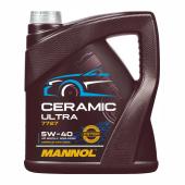 7727 MANNOL CERAMIC ULTRA 5W40 4 л. Синтетическое моторное масло 5W-40