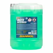 4013 MANNOL ANTIFREEZE HIGHTER AG13 10 л. Готовый раствор охлаждающей жидкости зеленый