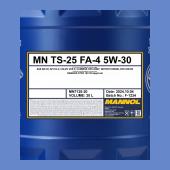 7125 MANNOL TS-25 FA-4 5W30 20 л. Синтетическое моторное масло 5W-30