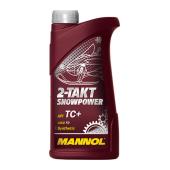 7201 MANNOL 2-TAKT SNOWPOWER 1 л. Синтетическое моторное масло для снегоходов (2T)