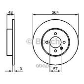 BOSCH 0986479191 Диск торм.зад. OPEL COMBO 01-11