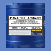 4115 MANNOL ANTIFREEZE AF13++ 20 л. Концентрат антифриз красный