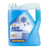 4011 MANNOL ANTIFREEZE LONGTERM AG11 5 л. Готовый раствор охлаждающей жидкости антифриз синий