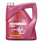 7812 MANNOL 4-TAKT MOTORBIKE 10W40 4 л. Синтетическое моторное масло для мотоциклов 10W-40