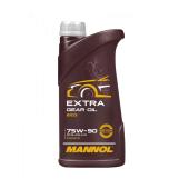 8103 MANNOL EXTRA GEAR OIL 75W90 1 л. Синтетическое трансмиссионное масло 75W-90