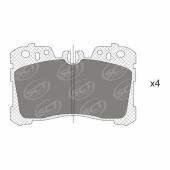 SCT SP 721 Тормозные колодки (комплект 4 шт.) SP721