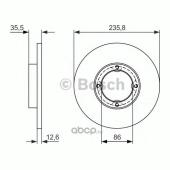 BOSCH 0986479898 Диск торм. DAEWOO MATIZ 05->