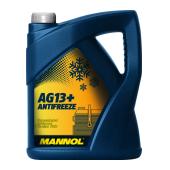 4114 MANNOL ANTIFREEZE ADVANCED AG13+ 5 л. Концентрат охлаждающей жидкости желтый