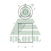 EKO-01.586/2 EKOFIL Воздушный фильтр (эл-нт безопасности) EKO015862