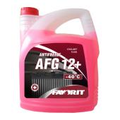 FAVORIT ANTIFREEZE AFG12+ -40° 5 л. Готовый раствор охлаждающей жидкости антифриз красный