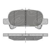 SCT SP 401 Тормозные колодки (комплект 4 шт.) SP401