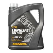 7715 MANNOL LONGLIFE 504/507 5W-30 5 л. Синтетическое моторное масло 5W-30