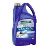 Моторное масло RAVENOL Marineoil PETROL 25W40 mineral (4л) new