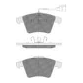 SCT SP 434 Тормозные колодки (комплект 4 шт.) SP434