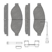 SCT SP 477 Тормозные колодки (комплект 4 шт.) SP477