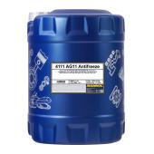 4111 MANNOL ANTIFREEZE LONGTERM AG11 10 л. Концентрат антифриз синий