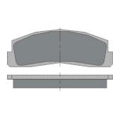 SCT SP 179 Тормозные колодки (комплект 4 шт.) SP179