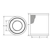 SCT SB 2275 Воздушный фильтр SB2275