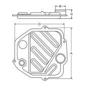 SCT SG 1704 Фильтр для АКПП SG1704