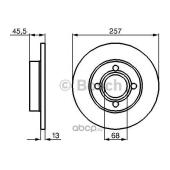 BOSCH 0986478016 Диск торм. AUDI 80/100 1.6-2.0L (256x13)