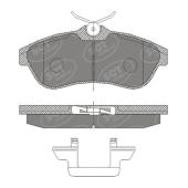 SCT SP 424 Тормозные колодки (комплект 4 шт.) SP424