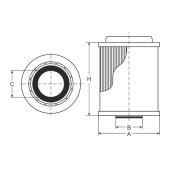 SCT SH 4052 P Масляный фильтр SH4052P