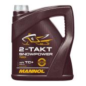 7201 MANNOL 2-TAKT SNOWPOWER 4 л. Синтетическое моторное масло для снегоходов (2T)