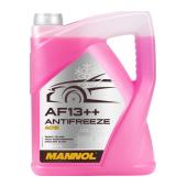 4015 MANNOL ANTIFREEZE AF13++ 5 л. Готовый раствор охлаждающей жидкости антифриз красный 