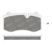 SCT SP 739 Тормозные колодки (комплект 4 шт.) SP739