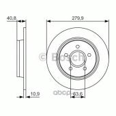 BOSCH 0986479S49 Диск торм. зад. FORD FOCUS II,C-MAX 1.6TDci,1.8TDCi,2.0TDCi,2.0L 2004=> (280x11)