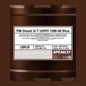 PEMCO DIESEL G-7 BLUE UHPD 10W40 20 л. Синтетическое моторное масло 10W-40