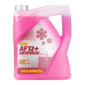 4012 MANNOL ANTIFREEZE LONGLIFE AF12+ 5 л. Готовый раствор охлаждающей жидкости антифриз красный 