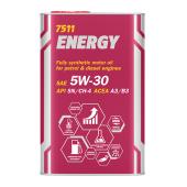 7511 MANNOL ENERGY 5W-30 1 л. (Metal) Синтетическое моторное масло 5W-30
