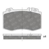 SCT SP 388 Тормозные колодки (комплект 4 шт.) SP388