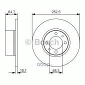 BOSCH 0986479988 Диск торм.ВАЗ 2101-2107