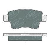 SCT SP 378 Тормозные колодки (комплект 4 шт.) SP378