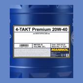 7209 MANNOL 4-TAKT PREMIUM 20W40 20 л. Синтетическое моторное масло 20W-40