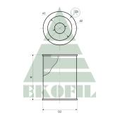 EKO-01.355 EKOFIL  Воздушный фильтр EKO01355