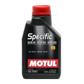 MOTUL  Specific 505.01  5w40  VW    12*1л  моторное масло 101573